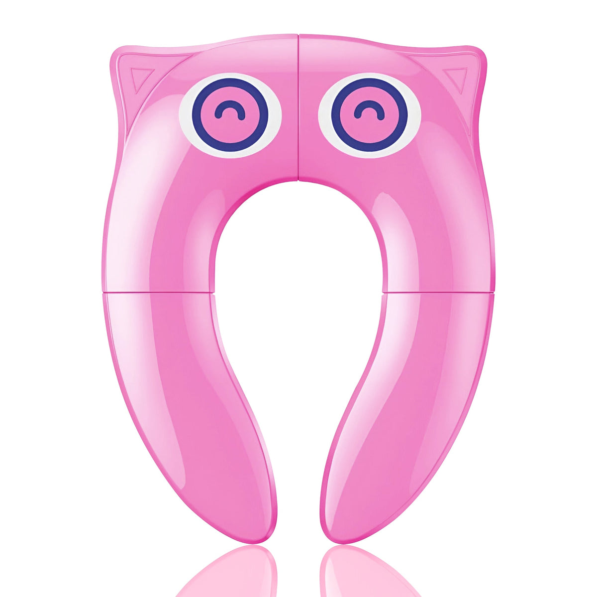 Folding Travel Potty Training Seat, Pack of 2 – Owl Design, Blue or Pink - photo 10