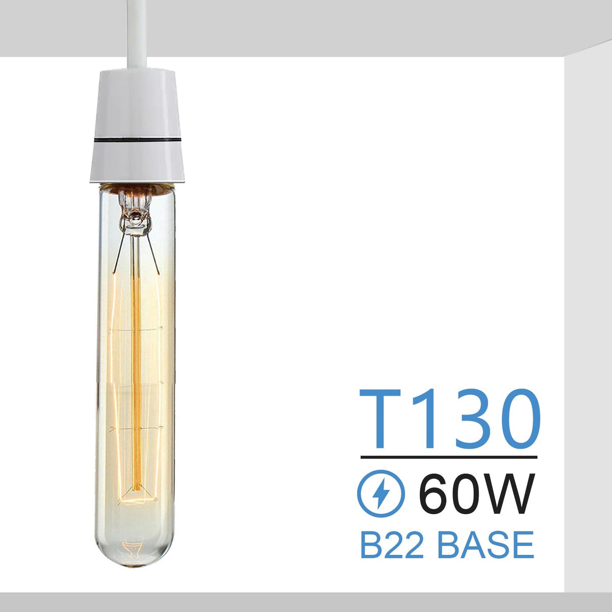 G95 B22 Incandescent Vintage Bulb Dimmable Amber - photo 8