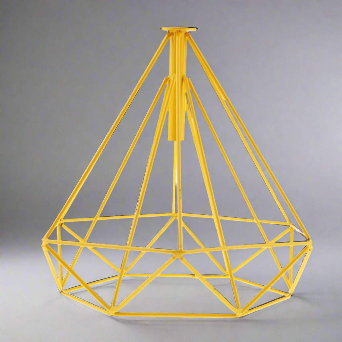 Pointed Geometric Cage Lamp Shade – 7 Colours, Easy Fit - photo 3