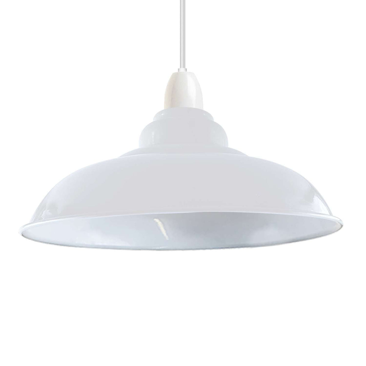 Gloss Metal Lamp Shade 32 cm – Easy Fit, 13 Colours - photo 15