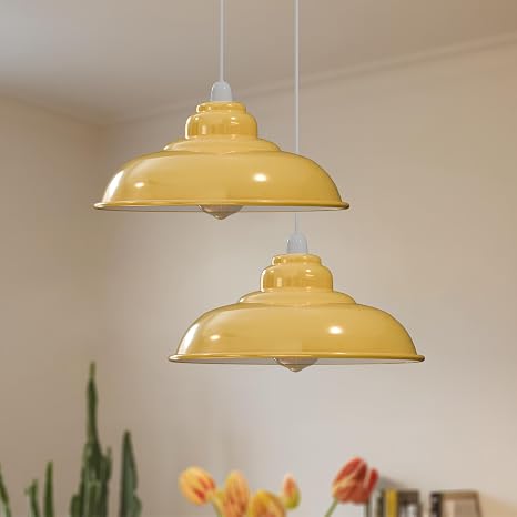 Gloss Metal Lamp Shade 32 cm – Easy Fit, 13 Colours - photo 4
