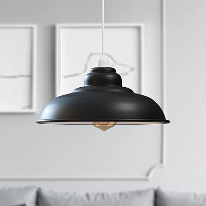 Gloss Metal Lamp Shade 32 cm – Easy Fit, 13 Colours - photo 5