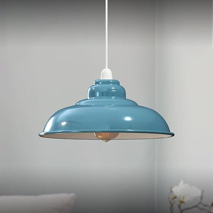 Gloss Metal Lamp Shade 32 cm – Easy Fit, 13 Colours - photo 6