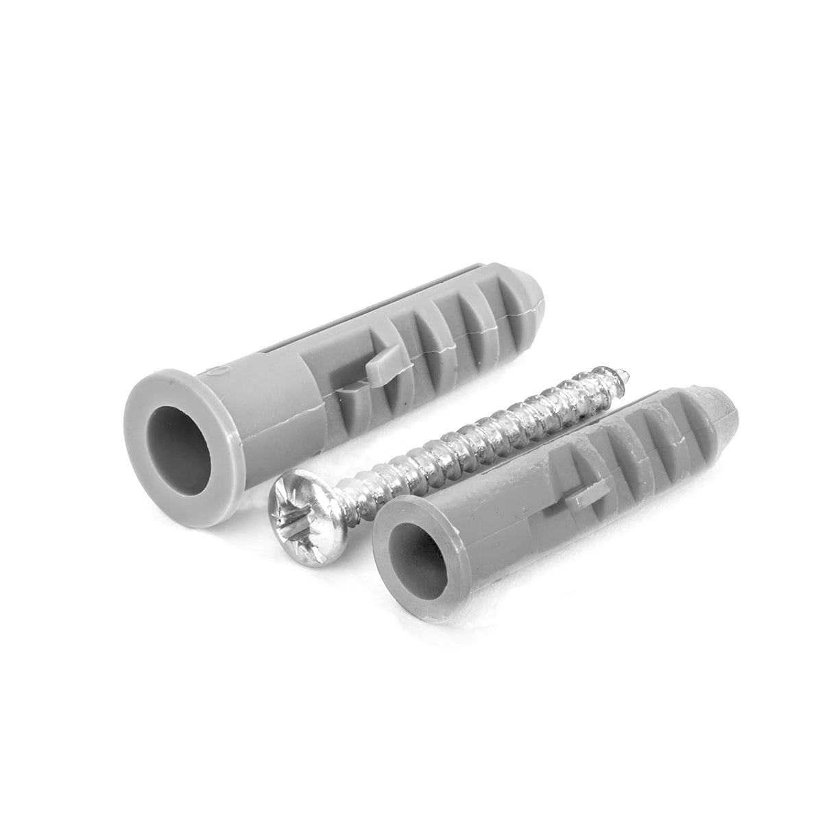 Grey Wall Plugs and Screws, 10 mm – Pack of 50 - photo 5