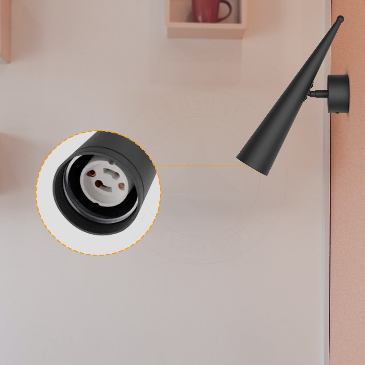 GU10 Lamp Holder Socket with Leads – 3 Styles - photo 3