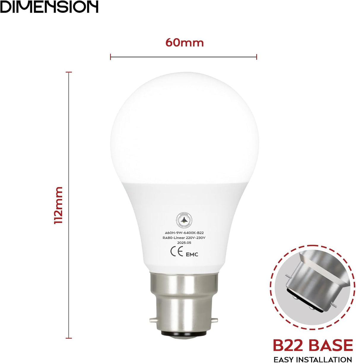 GU10 LED Spotlight Bulbs Cool White 6400K - photo 2
