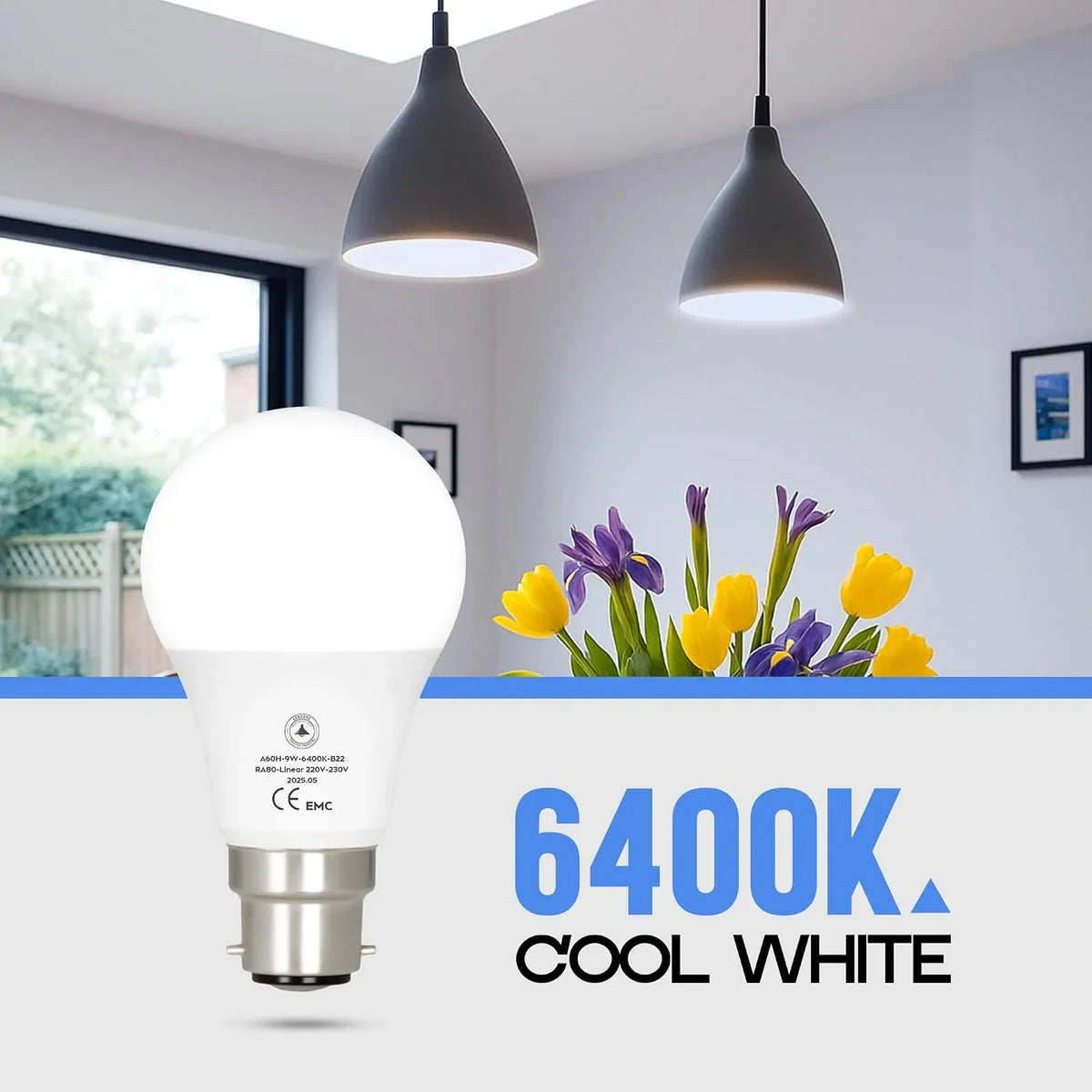 GU10 LED Spotlight Bulbs Cool White 6400K - photo 5