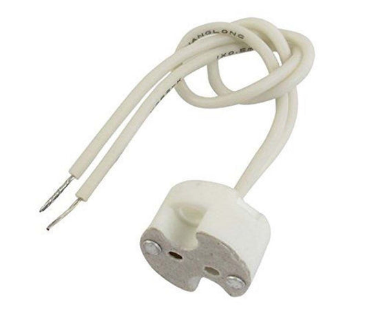 MR16 GU5.3 Ceramic Lamp Holder with Silicone Wires - Standard, Standard, Single