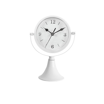 Moon Stand Table Clock with Mirror – Rotating Head, Blue or White - photo 20