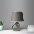 Heart Ceramic Base Table Lamp with Fabric Shade