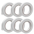 Double-Sided Foam Mounting Tape, 6 Rolls – 18 mm x 2 m, White
