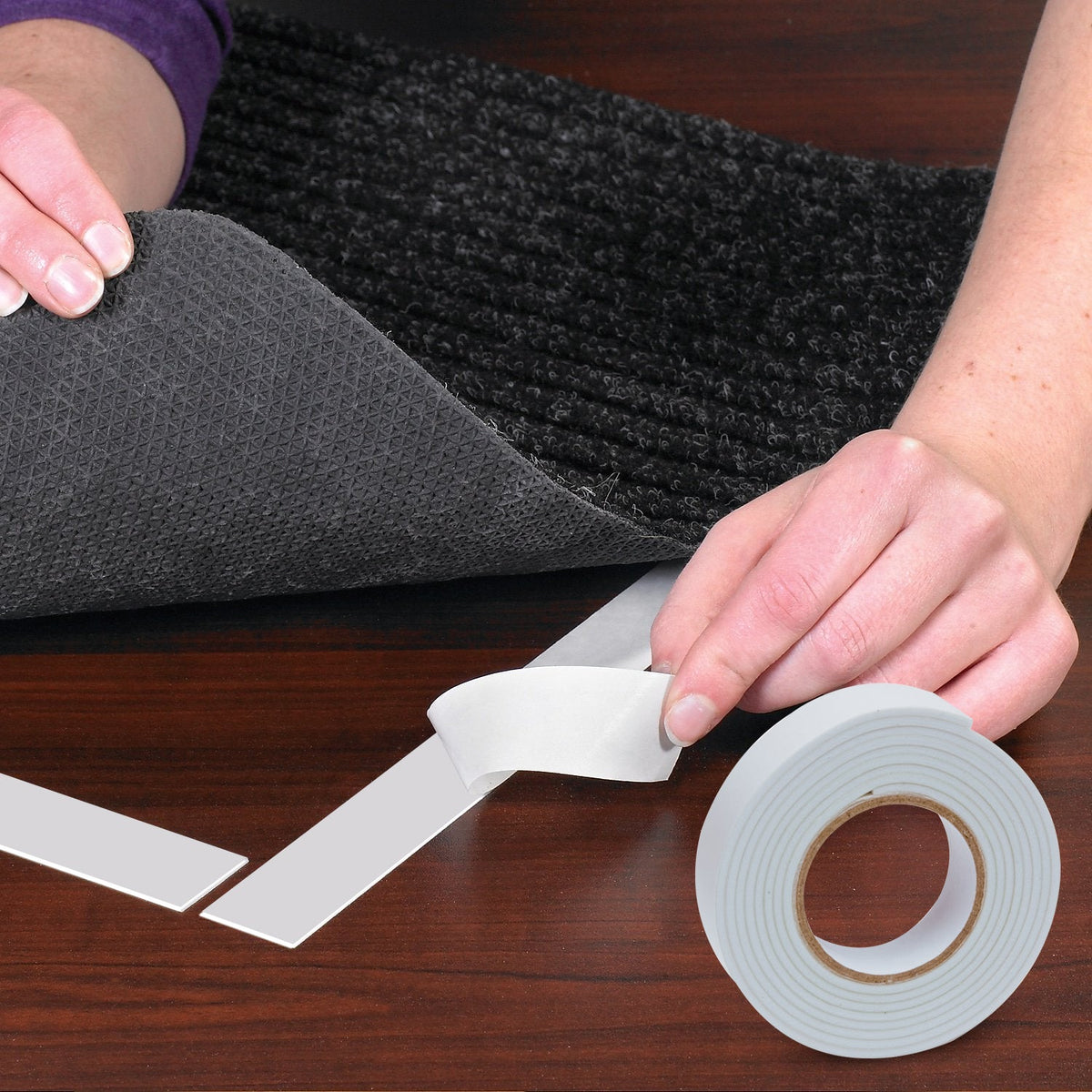 Double-Sided Foam Mounting Tape, 6 Rolls – 18 mm x 2 m, White - photo 4
