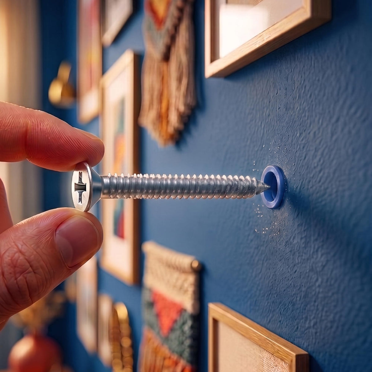Wall Plugs and Screws in a Jar – 8 mm Orange (40) or 10 mm Blue (30) - photo 12