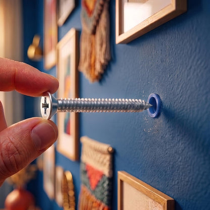 Wall Plugs and Screws in a Jar – 8 mm Orange (40) or 10 mm Blue (30) - photo 12