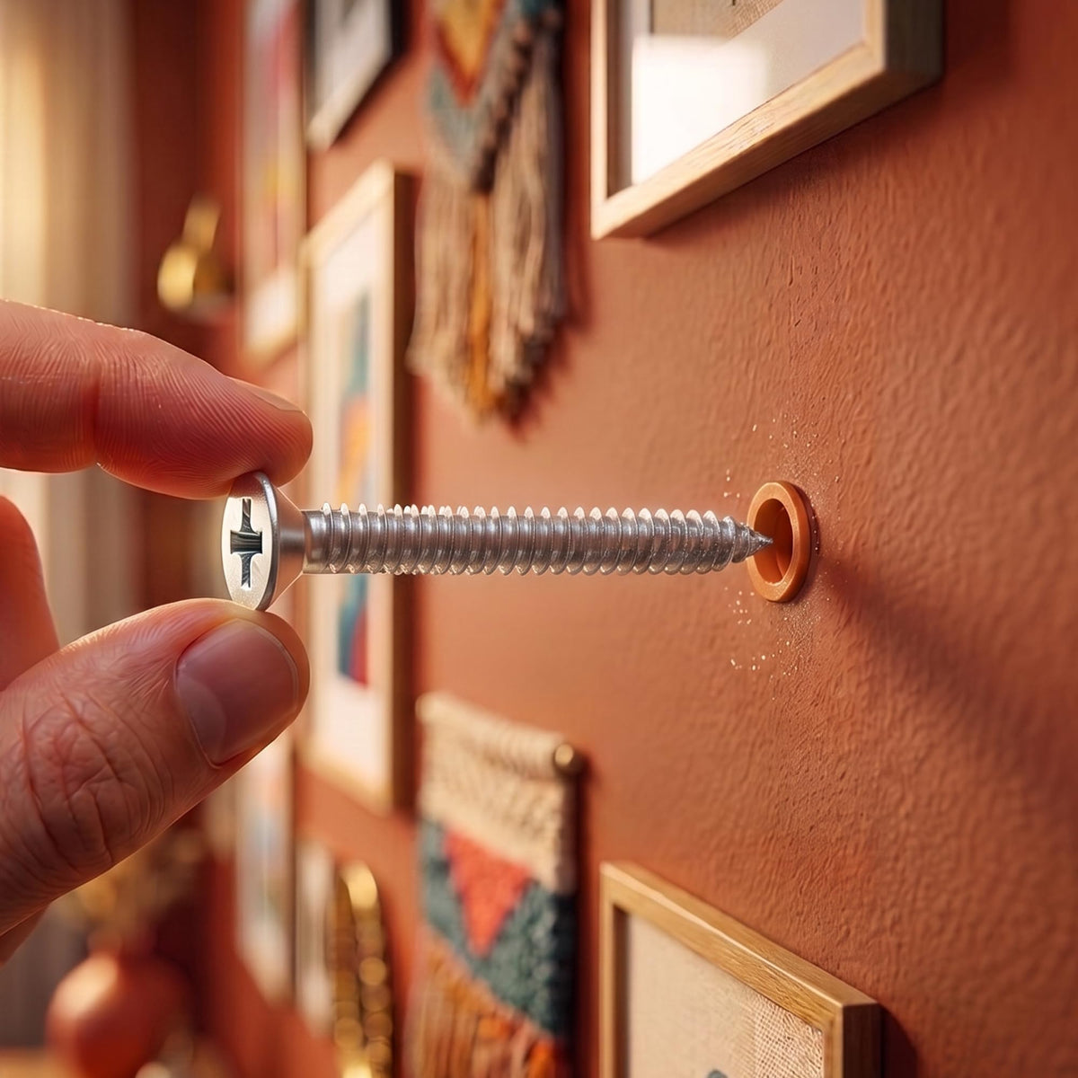 Wall Plugs and Screws in a Jar – 8 mm Orange (40) or 10 mm Blue (30) - photo 6