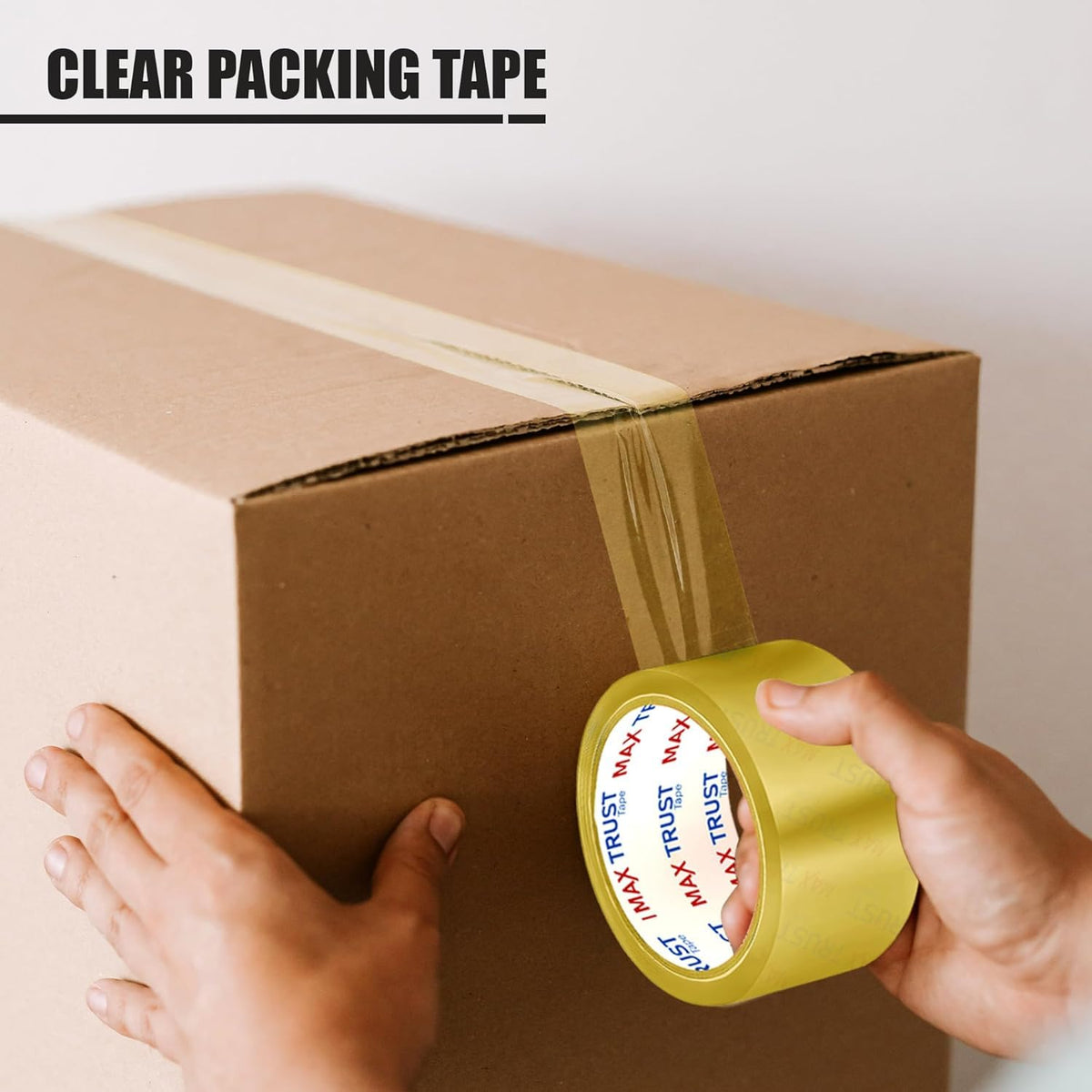 sticky strong tape x packaging