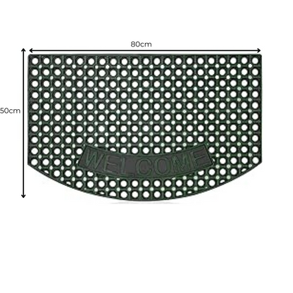 Rubber Ring Welcome Mats – Packs of 3, 5 or 10, 3 Shapes, Assorted Colours - photo 4