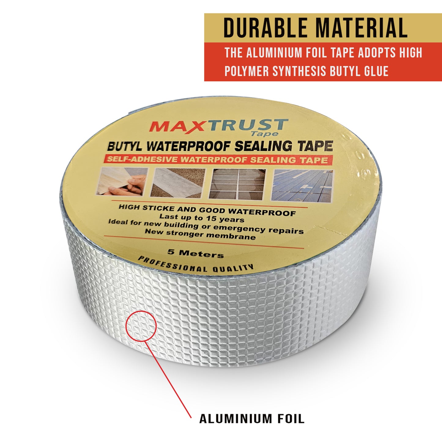 butyl waterproofing tape