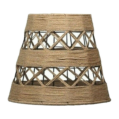 Hemp Rope Basket Lamp Shade 31 cm – Easy Fit with Reducer Ring