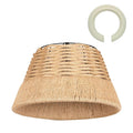 Hemp Rope Basket Lamp Shade – 38 cm, Easy Fit with Reducer Ring