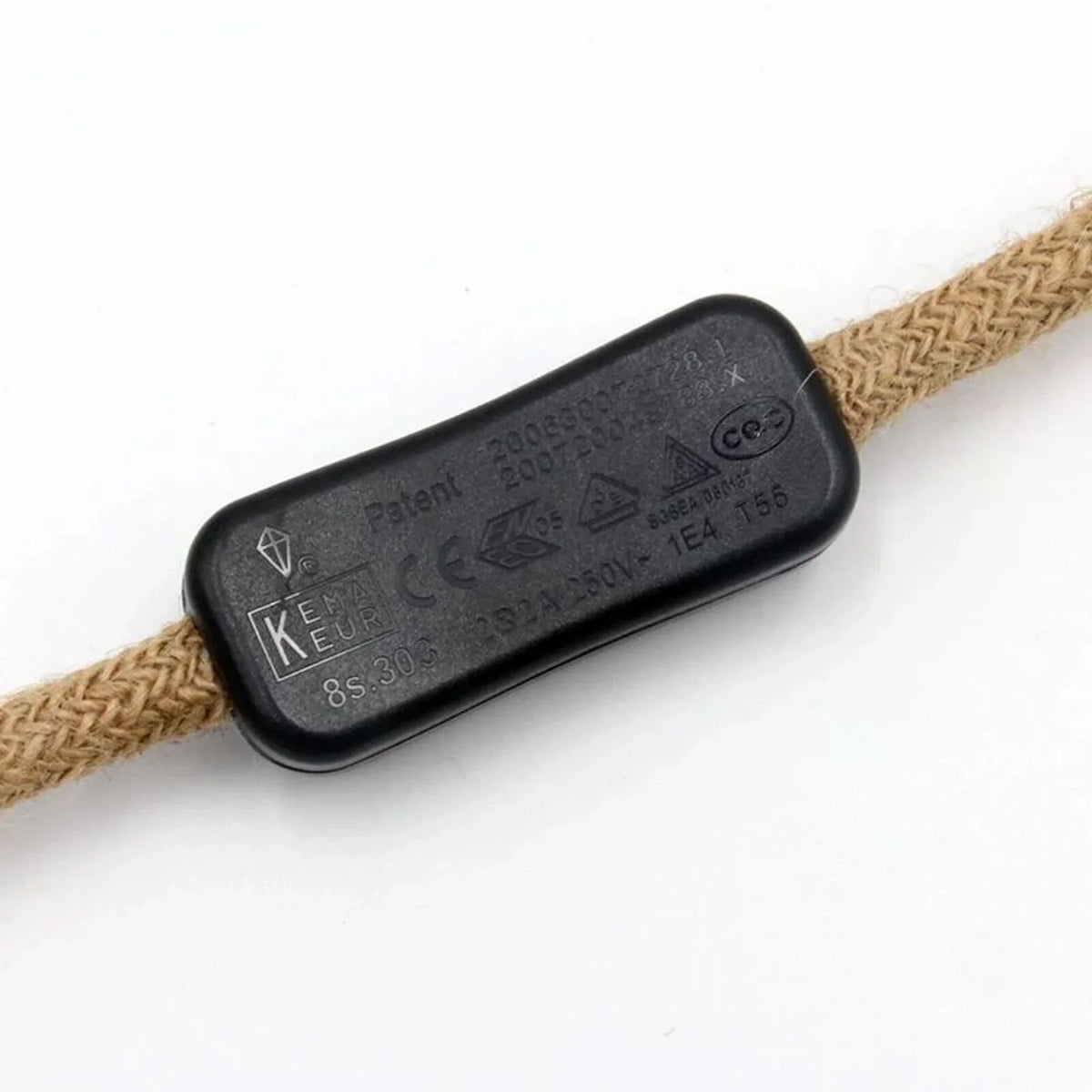 Plug-In Hemp Rope Pendant Light Kit – E27, On/Off Switch - photo 10