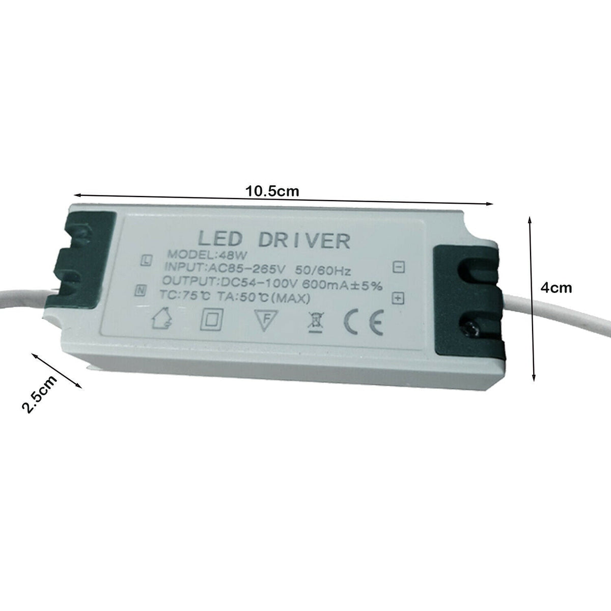High Power LED Driver with DC Connector – 24W to 60W - photo 2