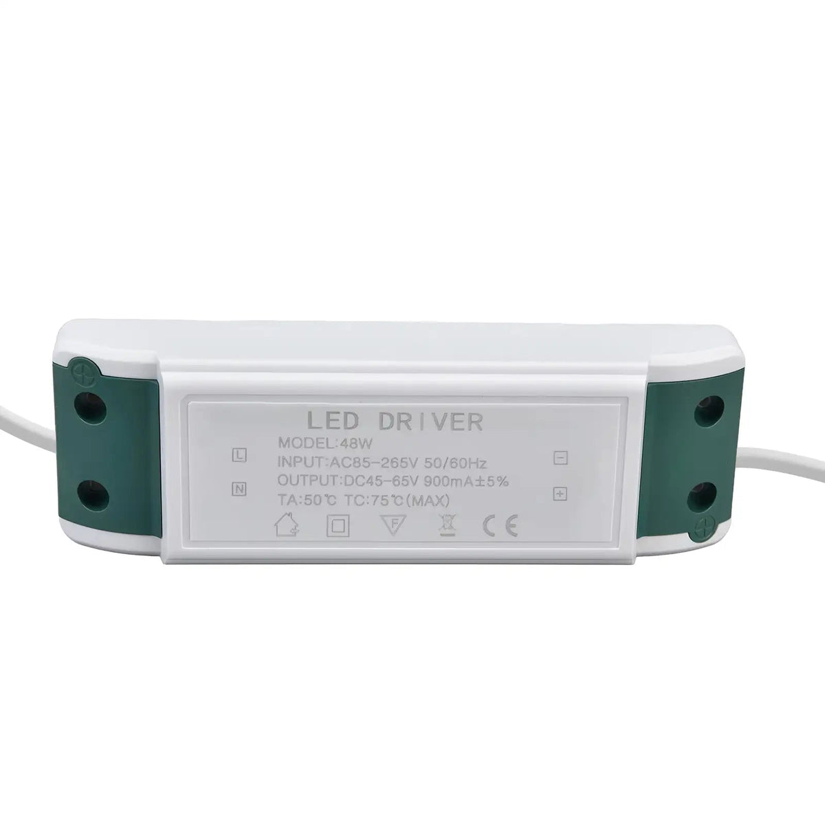 High Power LED Driver with DC Connector – 24W to 60W - 48W 1000mA, Single