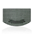 Half-Moon Rubber Ring Door Mat – 80 x 50 cm, Black, 1, 3, 5 or 10 Mats - Half-Moon, 80 x 50 cm, 1 Mat
