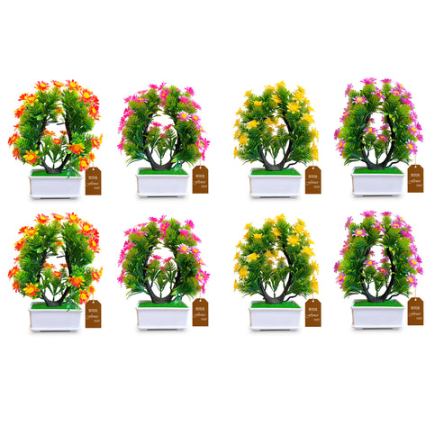 Artificial Bonsai Plant with Twin Stem in Vase