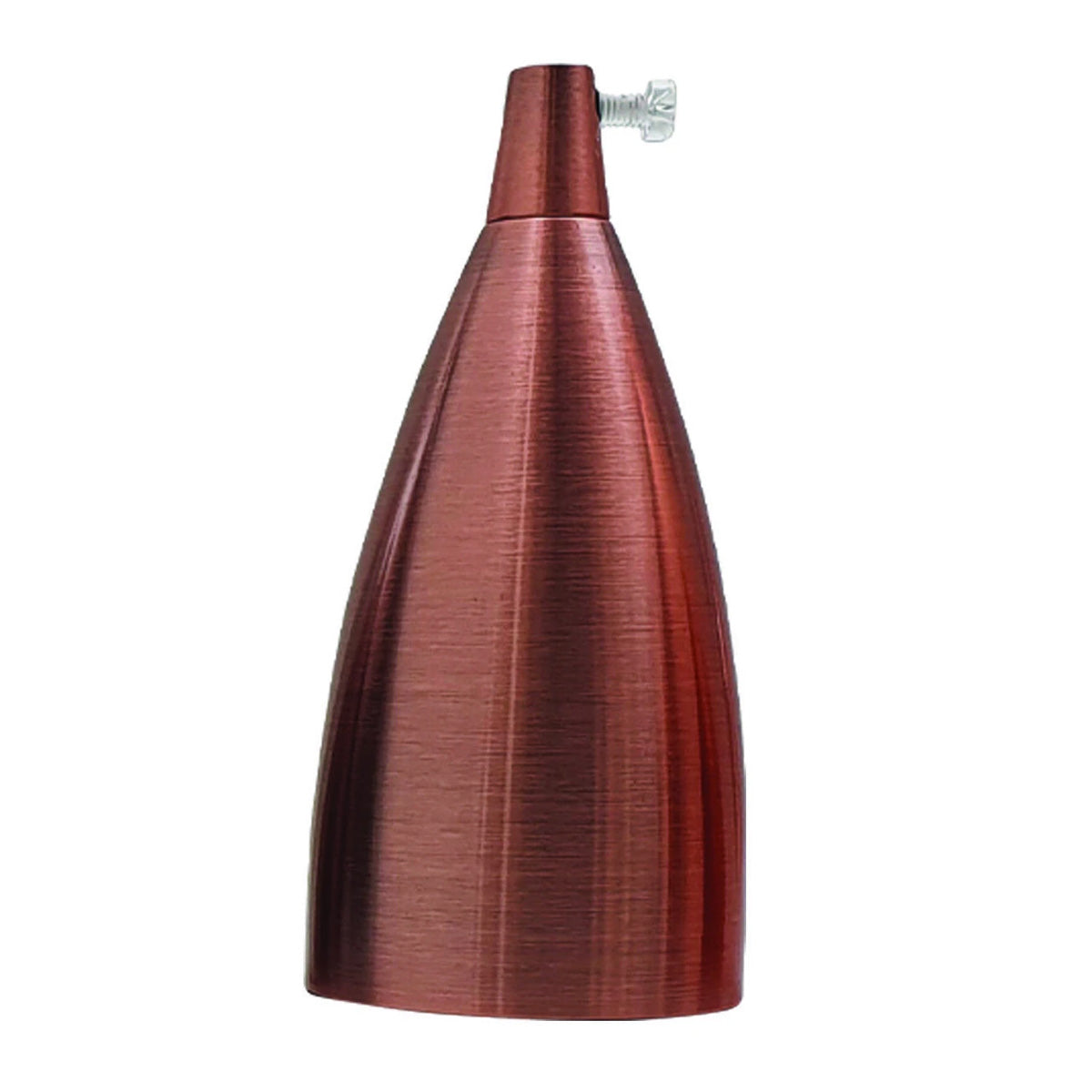 Long Cone E27 Lamp Holder – Industrial Metal, 5 Finishes - Copper, Standard, Single