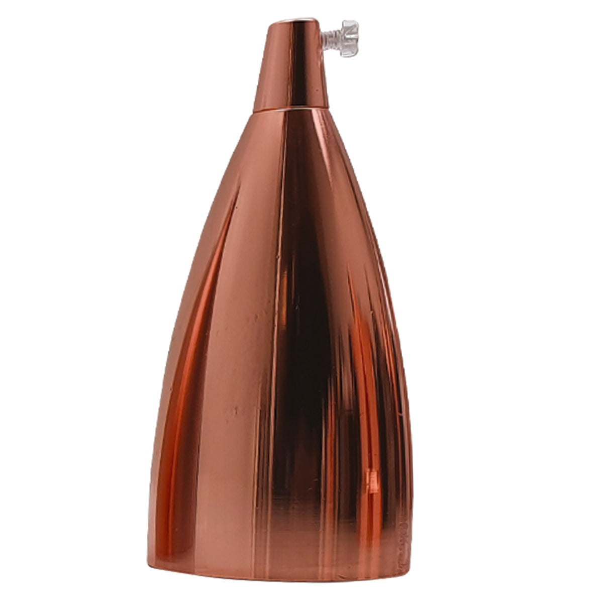 Long Cone E27 Lamp Holder – Industrial Metal, 5 Finishes - Rose Gold, Standard, Single