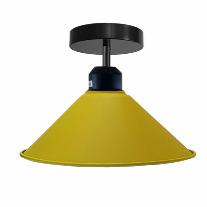 Flush Mount Ceiling Light – Black Fitting, 50+ Shades & Cages, E27 - photo 8