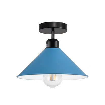 Flush Mount Ceiling Light – Black Fitting, 50+ Shades & Cages, E27 - photo 9