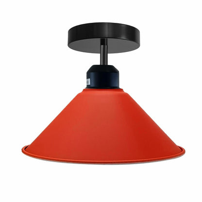 Flush Mount Ceiling Light – Black Fitting, 50+ Shades & Cages, E27 - photo 10