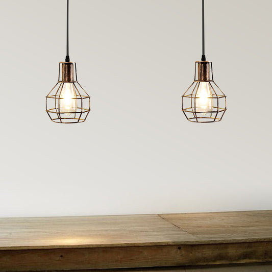 Cage Spider Pendant – 3-Way, or 2-Way + Single Pendant, E27 - photo 2