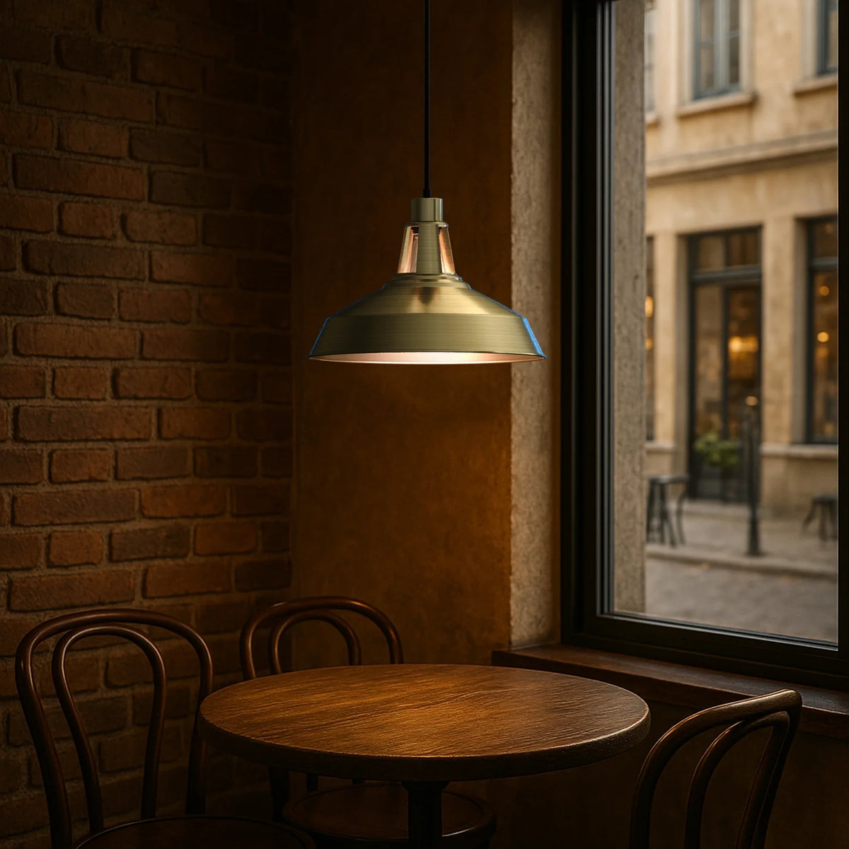 Industrial Pendant Light – Barn, Gloss Dome, Cone or Hemp Shade - photo 6