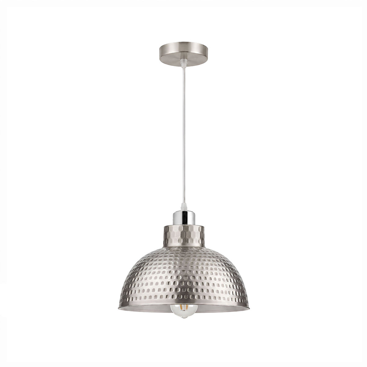 Industrial Pendant Light – Barn, Gloss Dome, Cone or Hemp Shade - photo 8