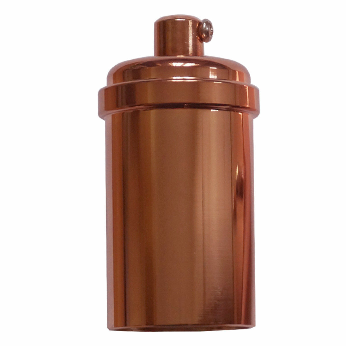 Industrial Tube E27 Lamp Holder – Yellow Brass or Rose Gold - Standard, Rose Gold, Pack of 2
