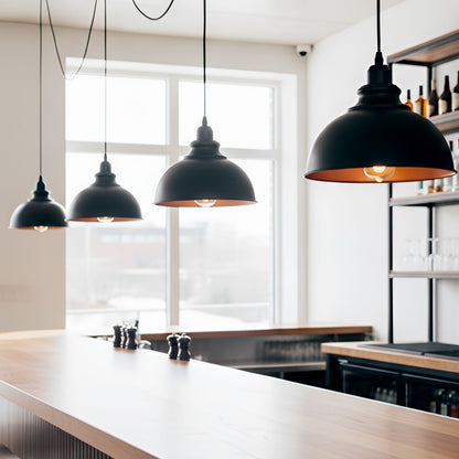 Curvy Dome Swag Pendant Light – 21 cm, 195 cm Cable, 5 Colours - photo 3