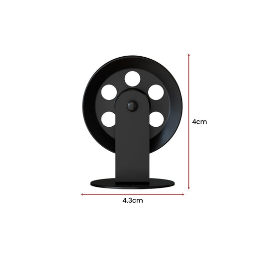 Industrial Pulley Wheel for Pendant Lights – Black, 43 or 50 mm - photo 2