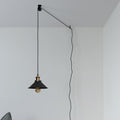 Industrial Pulley Wheel for Pendant Lights – Black, 43 or 50 mm