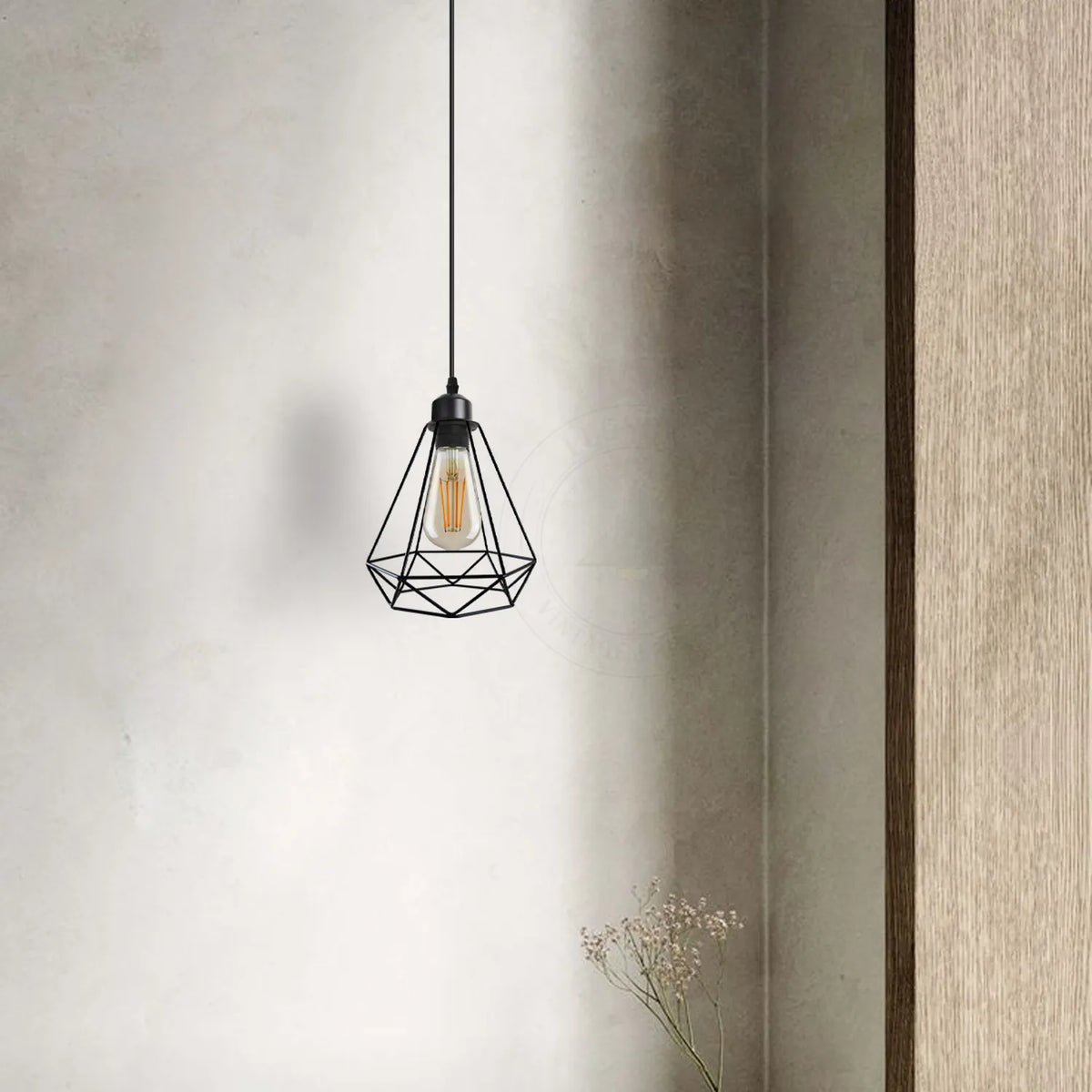 Industrial Cage Pendant Light – E27, 25+ Cage Styles & Colours