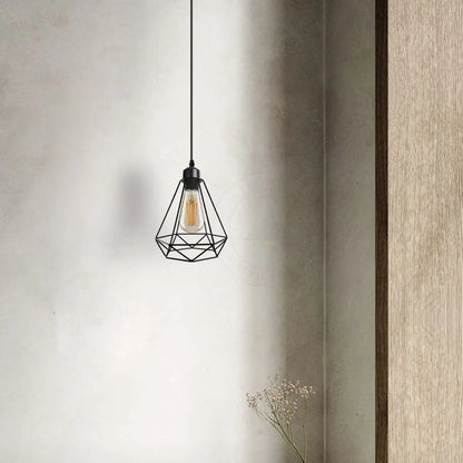 Industrial Cage Pendant Light – E27, 25+ Cage Styles & Colours