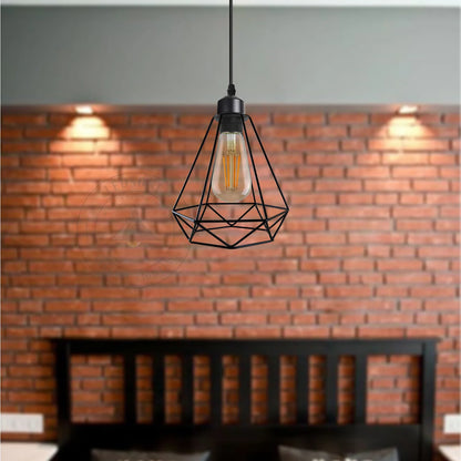 Industrial Cage Pendant Light – E27, 25+ Cage Styles & Colours - photo 2