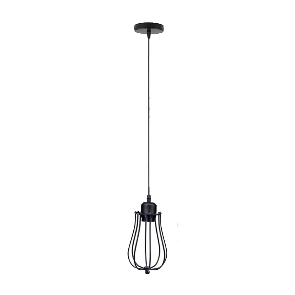 Industrial Cage Pendant Light – E27, 25+ Cage Styles & Colours - photo 19