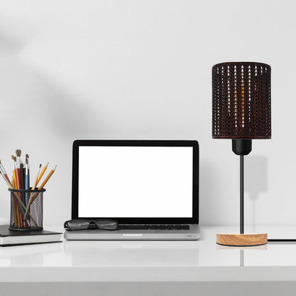 Industrial Metal Wire Cage Table Lamp E27