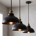 Brass Pendant Light – 25+ Metal Domes, Barn & Flat Shades, E27