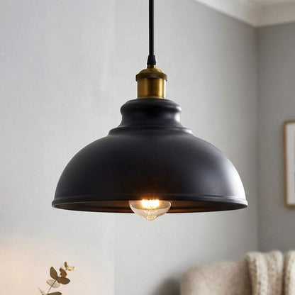Brass Pendant Light – 25+ Metal Domes, Barn & Flat Shades, E27 - photo 2