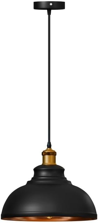 Brass Pendant Light – 25+ Metal Domes, Barn & Flat Shades, E27 - photo 32