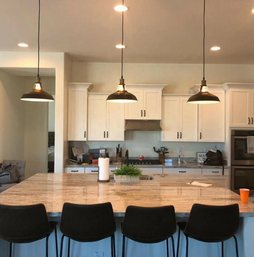 Industrial Pendant Light – Black Holder, Shade or Cage Options, E27 - photo 9